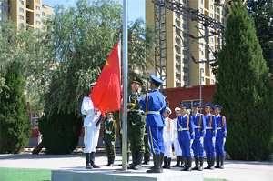 石家莊鐵路職業(yè)技工學校20級新生軍訓匯演 石家莊鐵路職業(yè)技工學校20級新生軍訓匯演 學校圖片 第3張